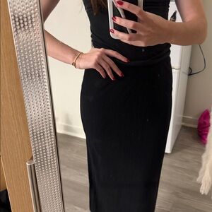 Brandy Melville Classic Black Pencil Skirt